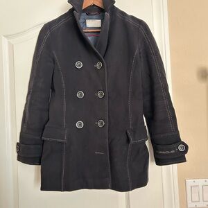 Porsche Design Women's Black Double-Breasted Coat